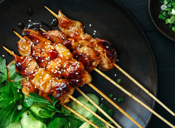 Teriyaki Chicken Skewers - Item # 1062 - Dave's Fresh Marketplace Catering RI